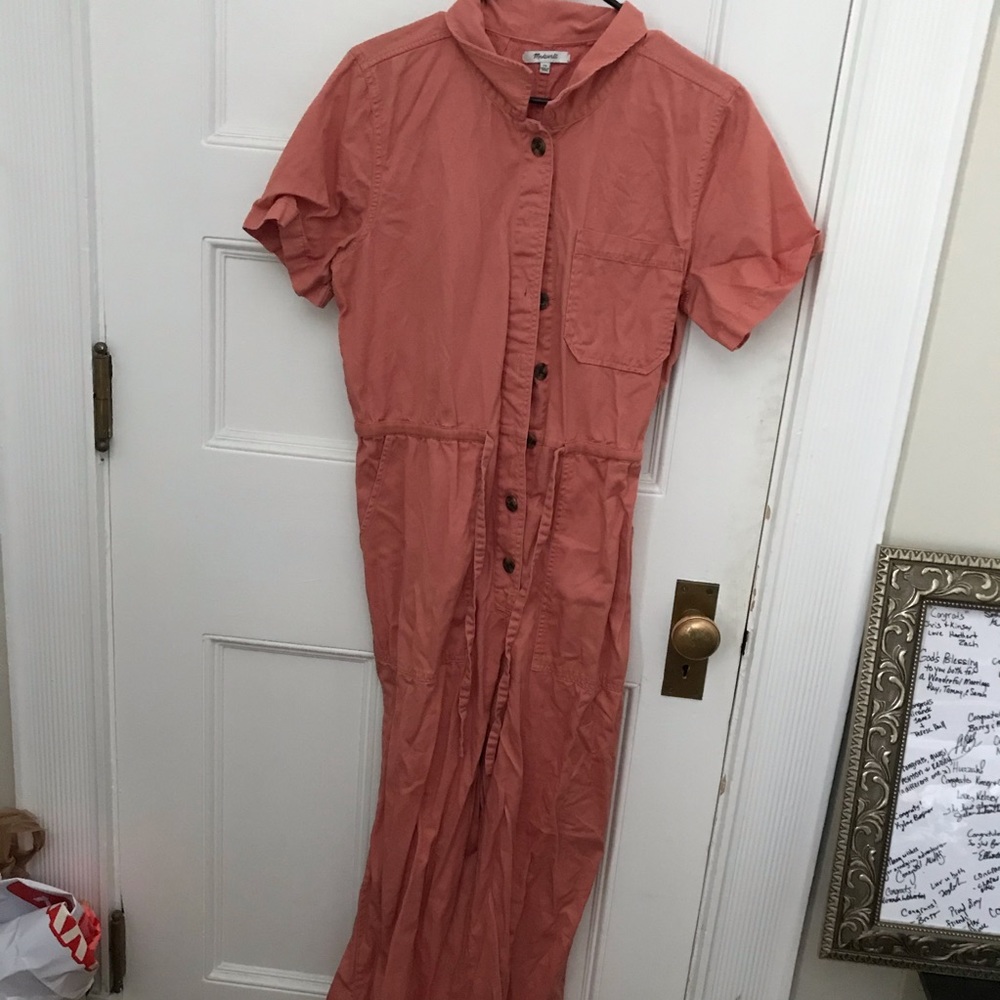 MADEWELL PEACH JUMPSUIT